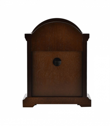 Wm.Widdop Broken Arch Wooden Mantel Clock 24cm