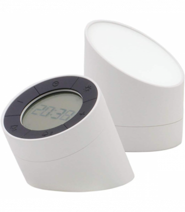 Acctim Jowie Dual Digital Alarm Clock/Nightlight Superbrite with Light Touch Sensor White