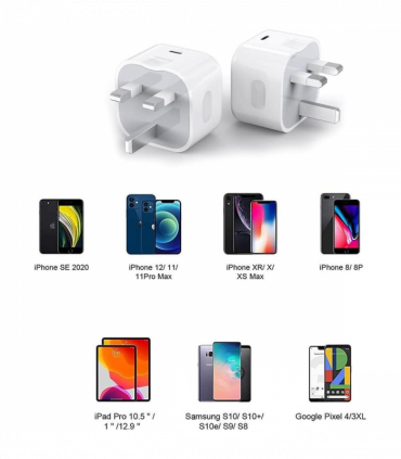 Ven-Dens 20w Type C Travel Wall Plug Fast Charging Power Adapter SP-TC78A