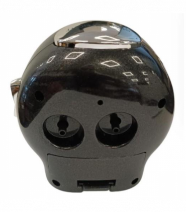 Acctim Eden Non Ticking Sweep Crescendo Alarm Clock in Black - 16523