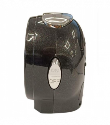 Acctim Eden Non Ticking Sweep Crescendo Alarm Clock in Black - 16523