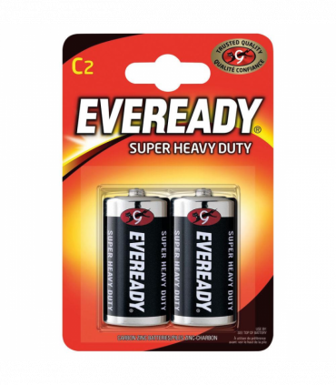 Eveready C Size Zinc Batteries- 2 Pack