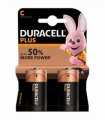 Duracell Plus MN1400+ C Size Alkaline Batteries 2 Per Card- Box of 10