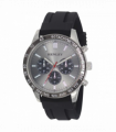 Henley Mens Polished Sports Silicone Watch Silver/Grey H02223.13