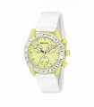 Henley Ladies Pastel Coloured Silicone Sports Watch White/Yellow H06179.9