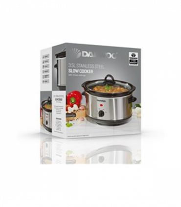 Daewoo 3.5L Slow Cooker Stainless Steel- SDA1364