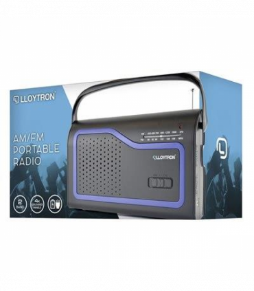 Lloytron 2 Band AC/DC Portable Radio - Black N2402BK