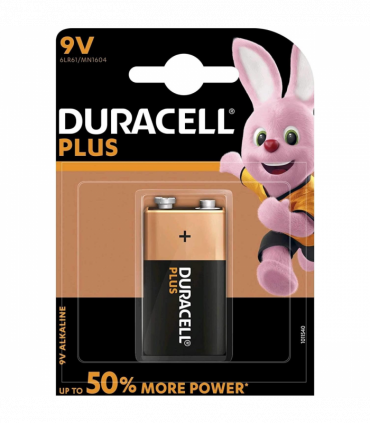 Duracell Plus 9V Alkaline Batteries