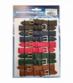 Leather Coloured Watch Straps Pk10  size 18mm 1005.01
