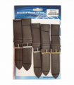 Brown Leather Extra Long Watch Straps Pk5 size 28mm 1002BR