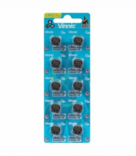 Vinnic L1142 AG12 Watch Battery Card of 10