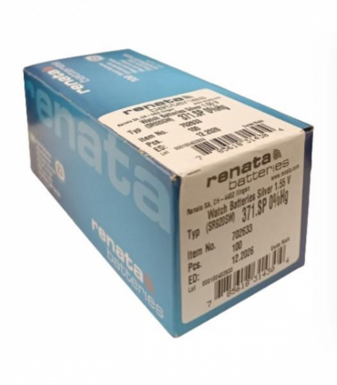 RENATA SP 371 Watch Batteries Pack Of 100