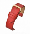Red Buffalo Grain Leather Watch Strap 8mm