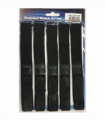 4001GVB 24MM PK5 VELCRO WATCH STRAPS BLACK