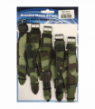 Leather Camo Green Military Watch Straps Pk5 18mm 1007GRN