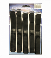 4001GVB 18MM PK5 VELCRO WATCH STRAPS BLACK