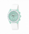 Henley Ladies Pastel Coloured Silicone Sports Watch White/Green H06179.11