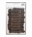 Brown Leather Watch Straps Pk10 size 22mm 1001BK