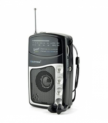 Lloytron 2 Band Personal Sports Radio with Earphones- N2201BK