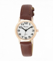Ravel Ladies Basic White Dial Brown Leather Strap Watch R0105.42.2A