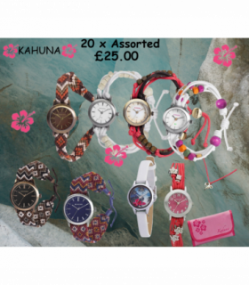 Kahuna x 20Mixed Watch  - CLEARANCE NEEDS RE-BATTERY