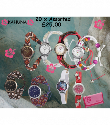 Kahuna x 20Mixed Watch  - CLEARANCE NEEDS RE-BATTERY