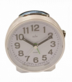 Acctim Eden Non Ticking Sweep Crescendo Alarm Clock in White - 16522
