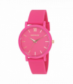 Henley Ladies Coloured Case Silicone Sports Watch Hot Pink  H06178.5