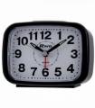 Ravel Rectangular Quartz Black Alarm Clock RC008.03