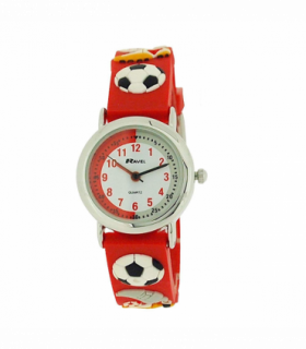 Ravel Children 3D Cartoon Time Teacher Watch Football Red R1513.32R