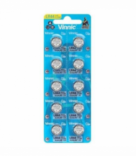 Vinnic L1154F AG13 LR44 Watch Battery Card of 10