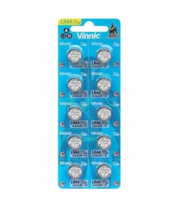 Vinnic L1154F AG13 LR44 Watch Battery Card of 10