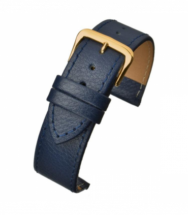 Blue Buffalo Grain Leather  Watch Strap 20mm