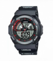 Lorus Mens Sports Chronograph Analog/Digital Black Rubber Strap Watch R2321MX9 BRAND NEW BUT NEEDS BATTERY