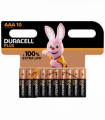 Duracell Plus MN2400+ AAA Alkaline Batteries 10 Per Card