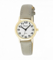 Ravel Ladies Basic White Dial Grey Leather Strap Watch R0105.43.2A