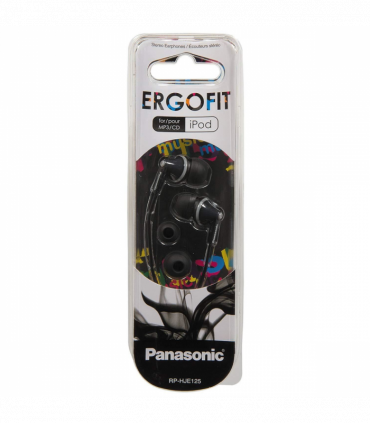 Panasonic Ergofit Earphones RP-HJE125E-B - Black