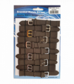 Brown Leather Extra Long Watch Straps Pk10 size 14mm 1002BR