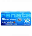 RENATA SP 362 Watch Batteries Pack Of 10