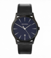 SEKONDA Men's Blue Dial Analogue Display Black PU Strap Watch 3536