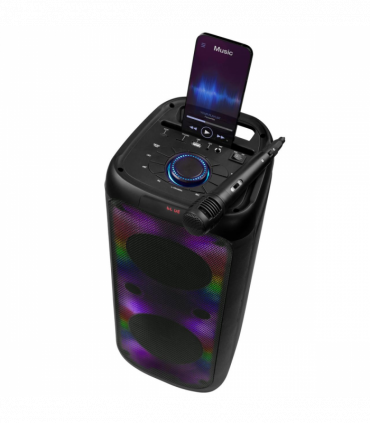 Intempo Bluetooth Karaoke Speaker Party Stereo Wired Microphone Control Panel WDS 580