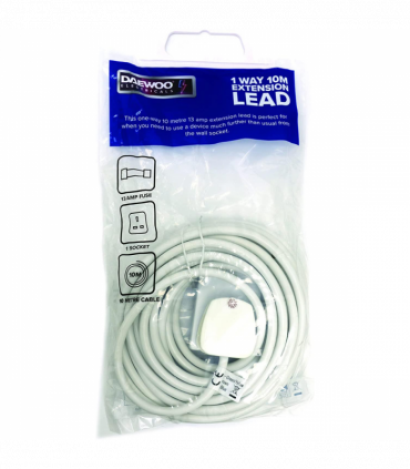 Daewoo 1 Gang 10 Metre 13A Extension Lead- EXT1002