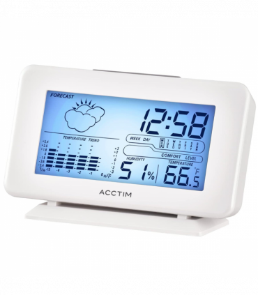 Acctim Vega Digital Weather station White Alarm Clock 16082