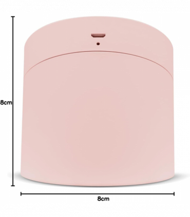 Acctim Jowie Dual Digital Alarm Clock/Nightlight Superbrite with Light Touch Sensor Pink