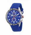 Henley MensLarge Polished Sports Silicone Watch Blue H02225.6