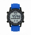 Henley Mens Digital Black Dial Rubber Strap Watch Blue HDG038.6