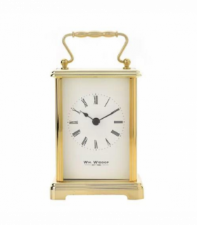 Wm.Widdop Carriage Clock - White dial