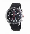 Henley Mens Large Polished Sports Silicone Watch Black H02225.3