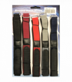 4001GVC 18MM PK5 VELCRO WATCH STRAPS ASSTD COLOURED