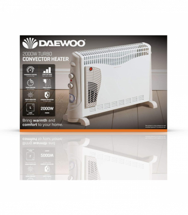 Daewoo 2000W Convector Heater with Turbo Function